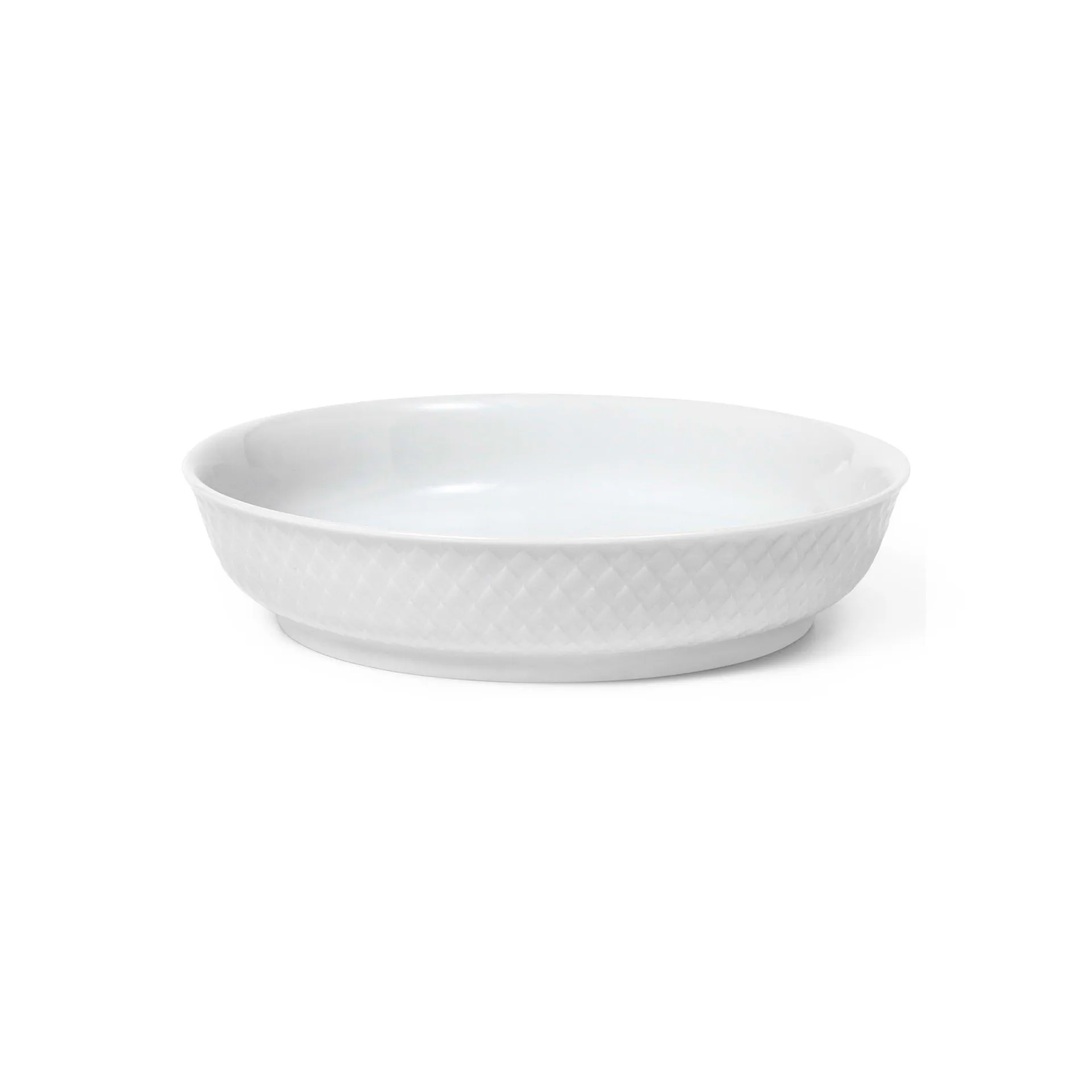 Assiette à dessert Rhombe Ø16 cm, Blanc Lyngby Porcelæn