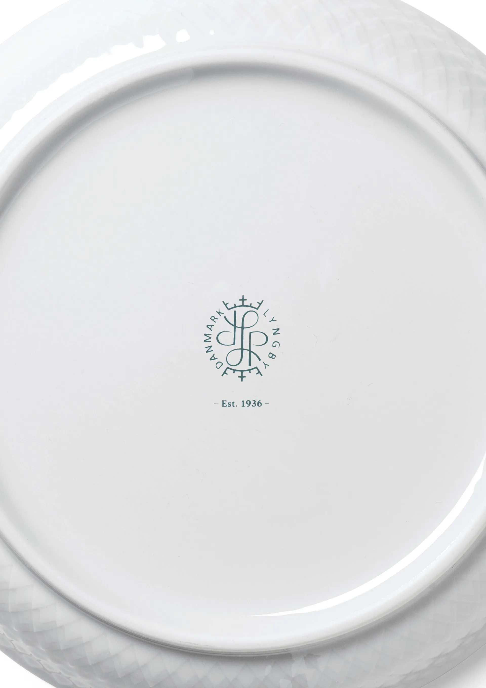 Assiette à dessert Rhombe Ø16 cm, Blanc Lyngby Porcelæn