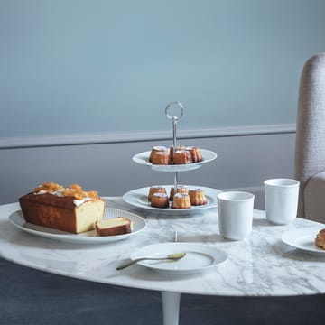 Assiette à gâteau Rhombe Ø 27 cm - blanc - Lyngby Porcelæn