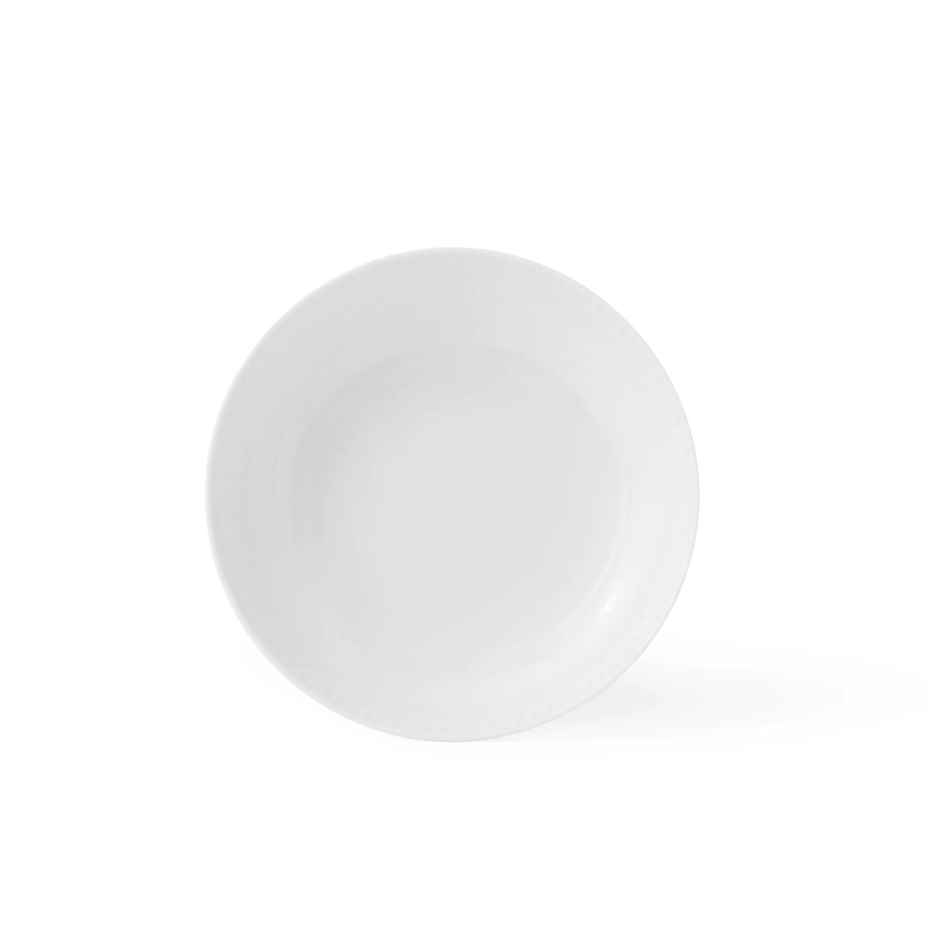 Assiette creuse Rhombe, blanc, Ø 20 cm Lyngby Porcelæn