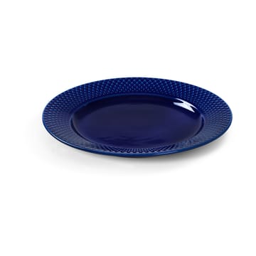 Assiette Rhombe Ø23 cm - Bleu foncé - Lyngby Porcelæn