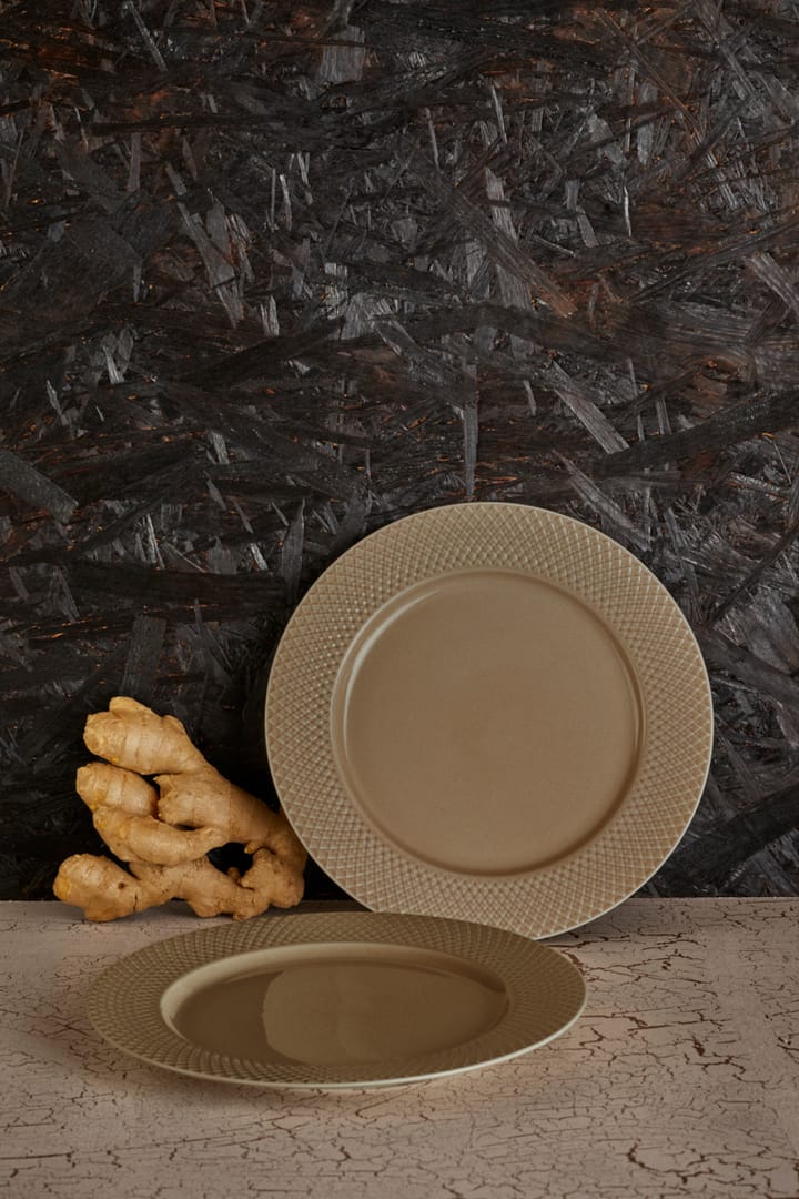 Assiette Rhombe Earth Ø23 cm, Clay Lyngby Porcelæn