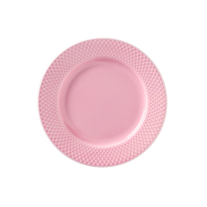 Assiette Rhombe Rose - 21 cm - Lyngby Porcelæn