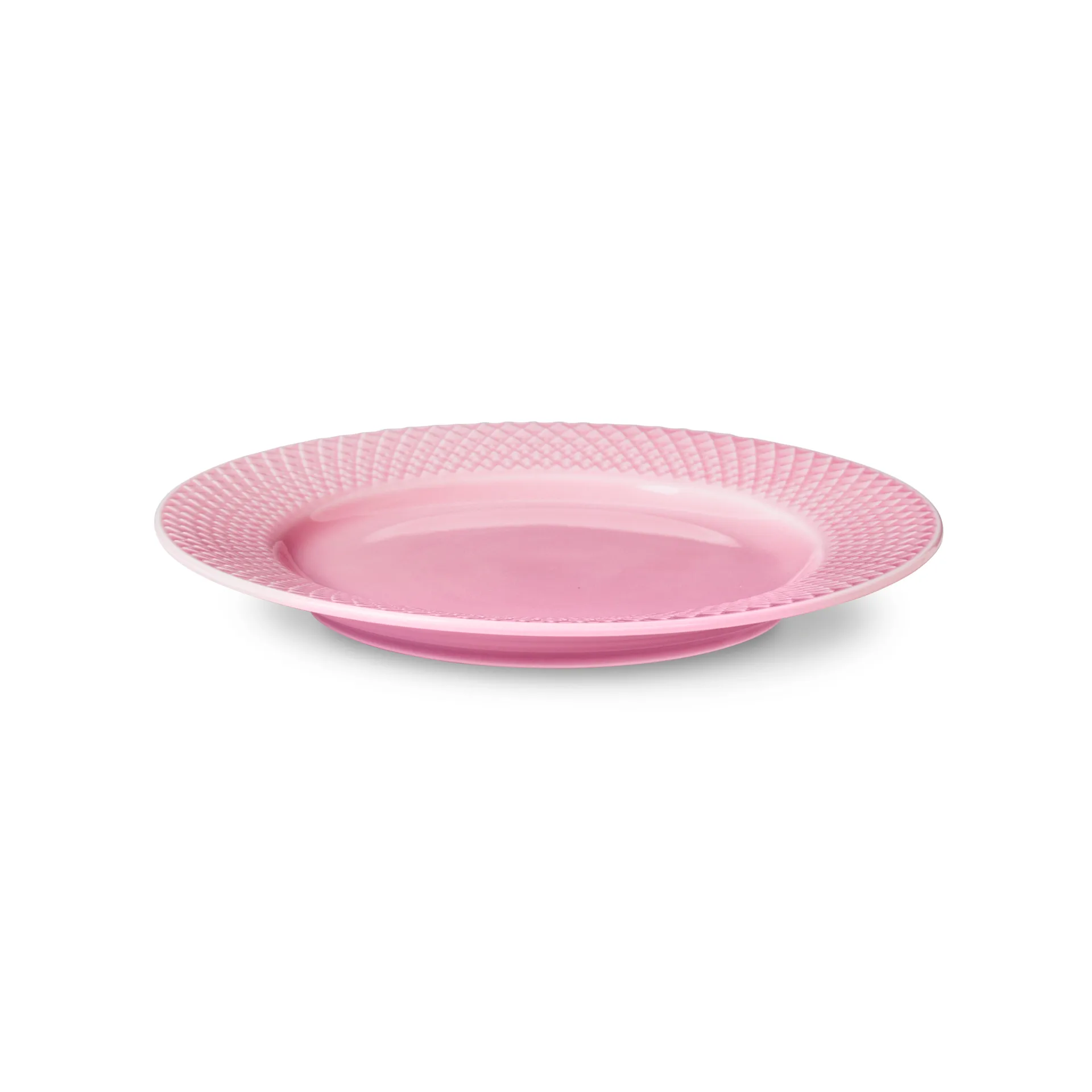 Assiette Rhombe Rose, 21 cm Lyngby Porcelæn