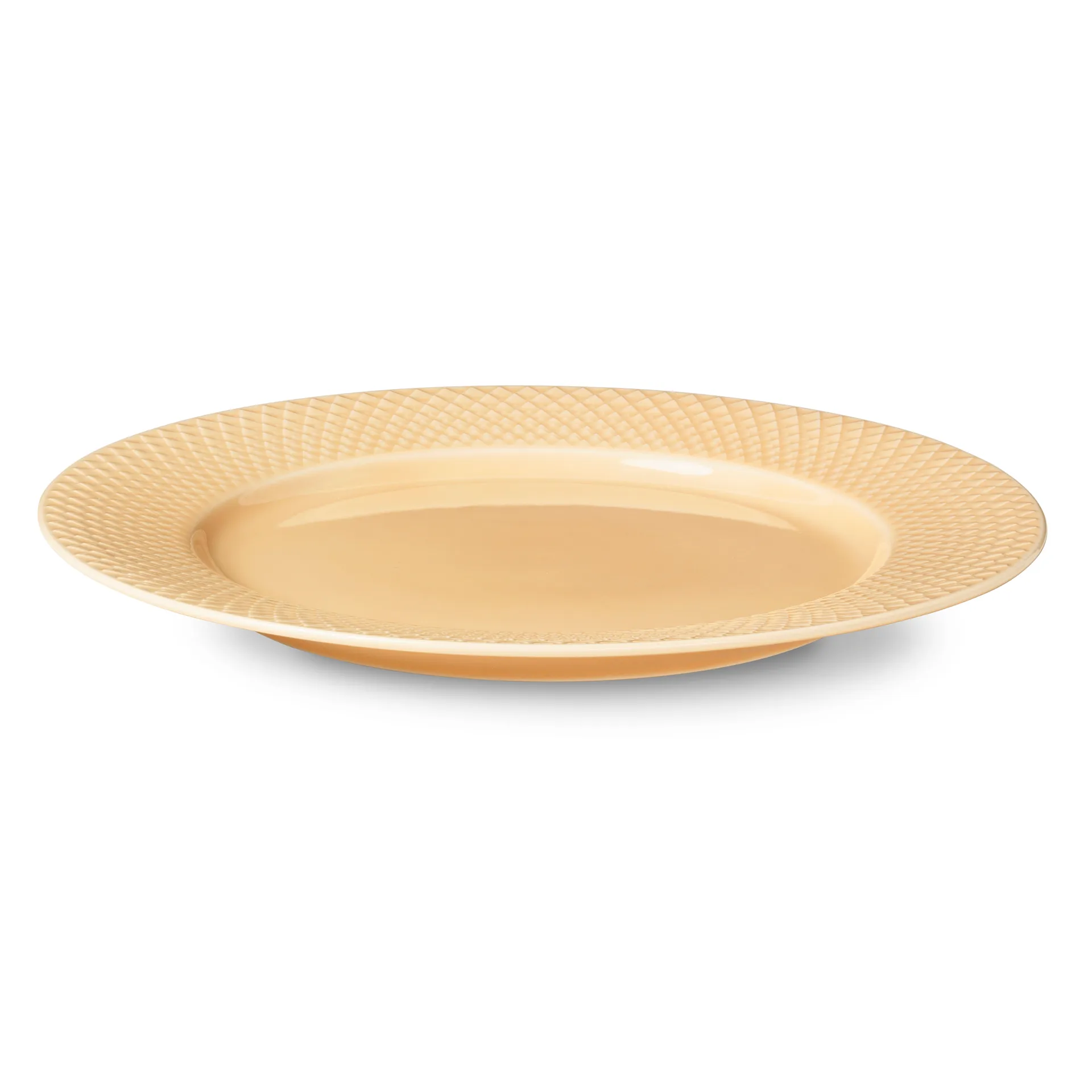 Assiette Rhombe sand, 27 cm Lyngby Porcelæn