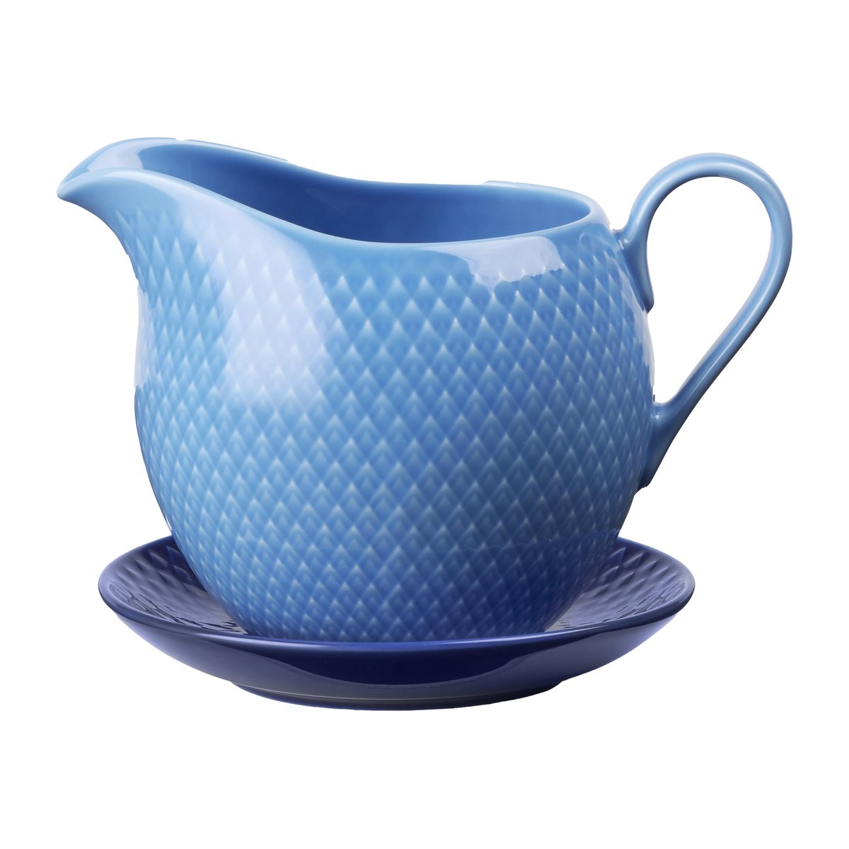 lyngby porcelæn bol à sauce rhombe 67cl bleu