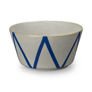 Bol DAN-ILD zigzag Ø21 cm - Bleu - Lyngby Porcelæn