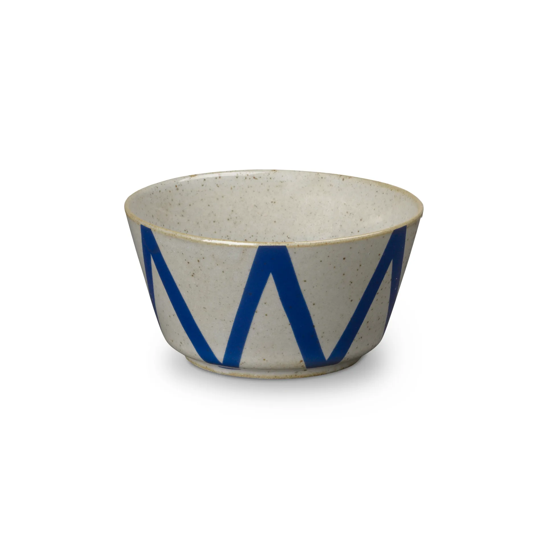 Bol DAN-ILD zigzag Ø9 cm, Bleu Lyngby Porcelæn