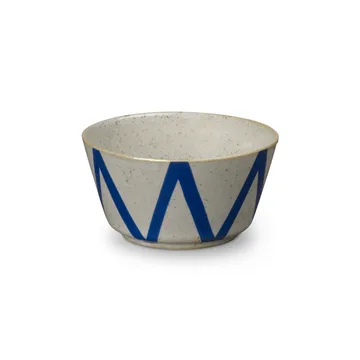 Bol DAN-ILD zigzag Ø9 cm - Bleu - Lyngby Porcelæn