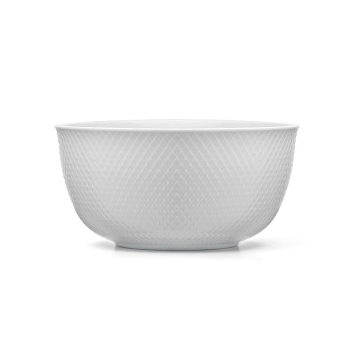 Bol de service Rhombe Ø 22 cm - blanc - Lyngby Porcelæn