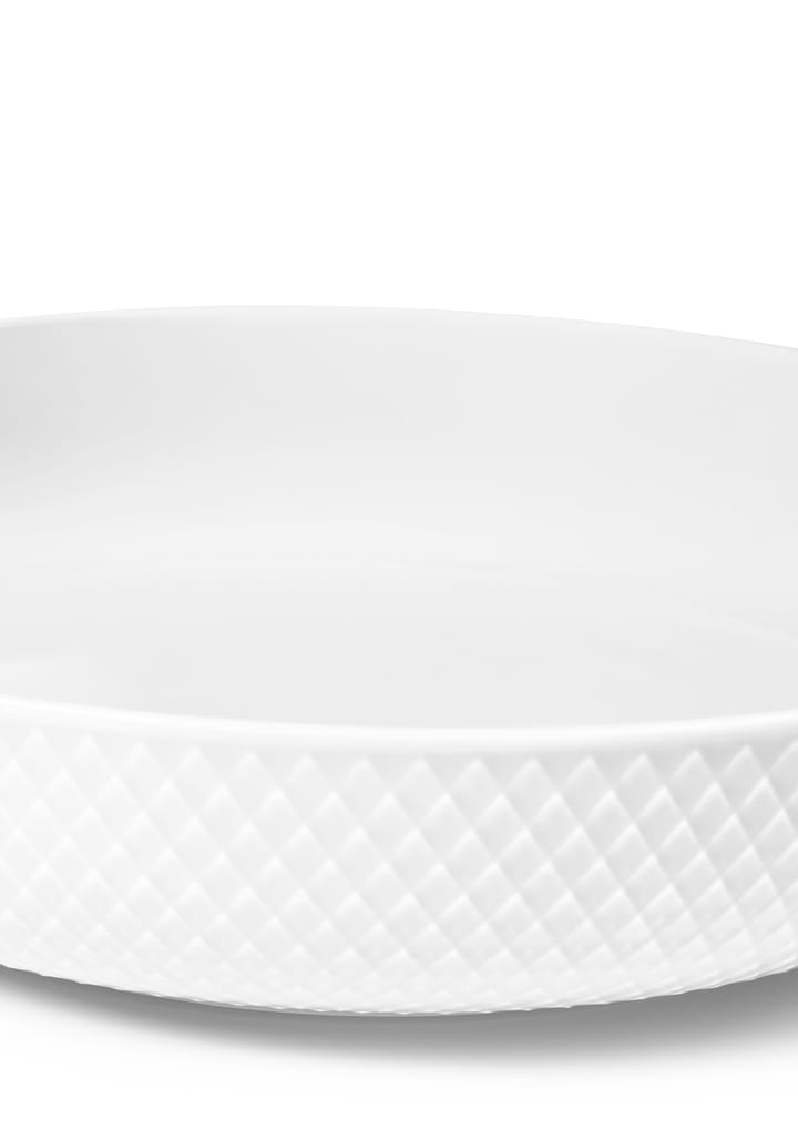 Bol de service Rhombe Ø28 cm - Blanc - Lyngby Porcelæn