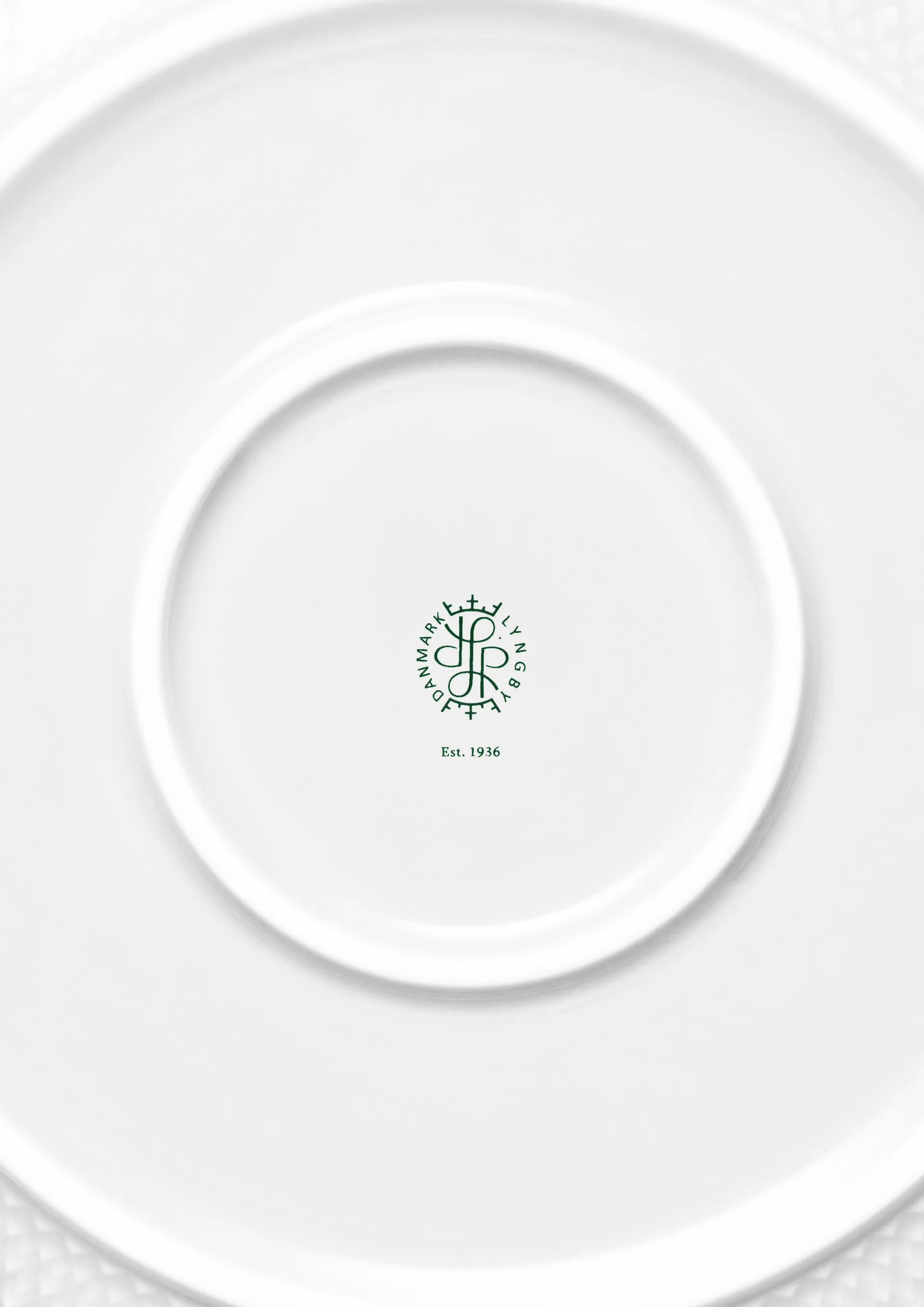 Bol de service Rhombe Ø28 cm, Blanc Lyngby Porcelæn