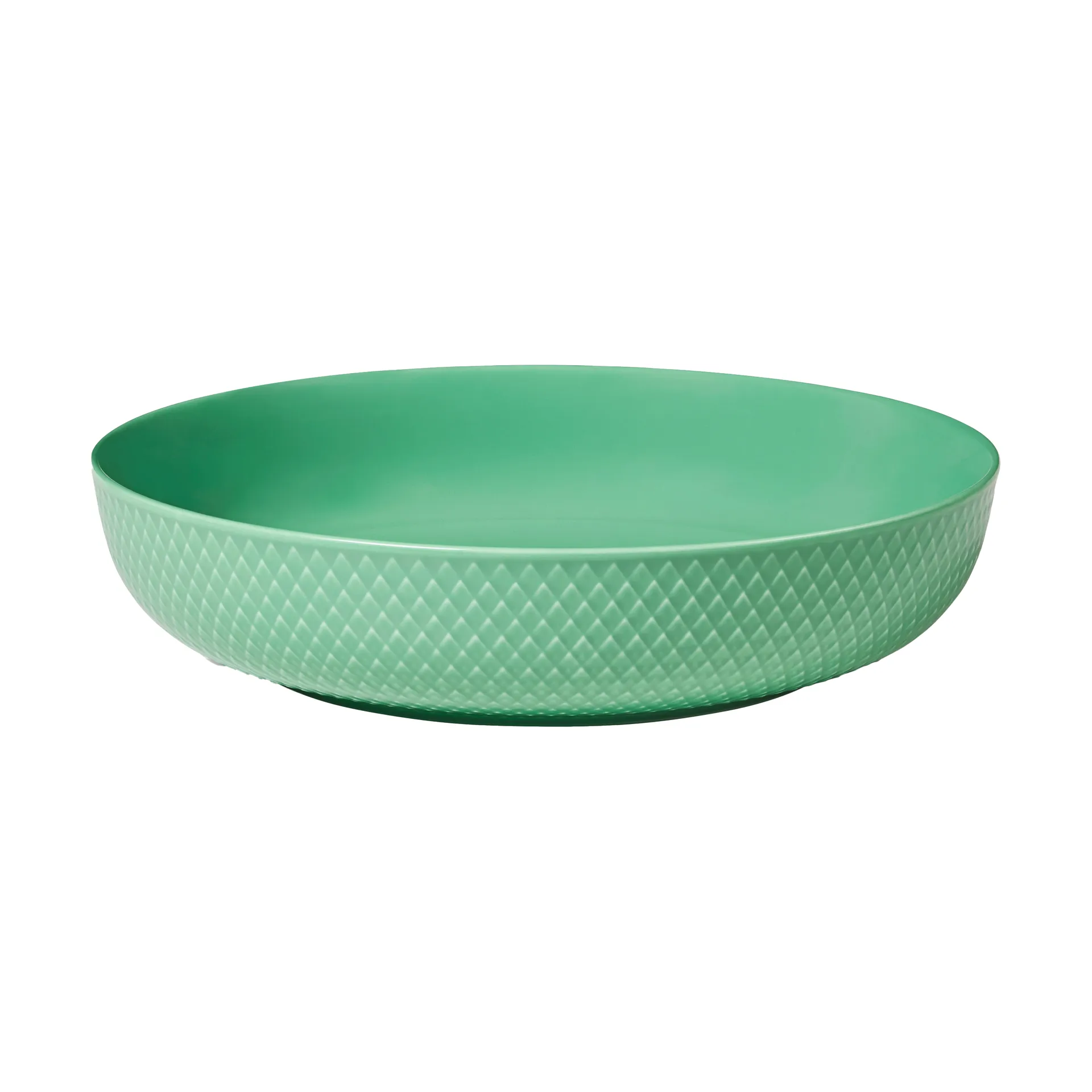 Bol de service Rhombe Ø28 cm, Vert Lyngby Porcelæn