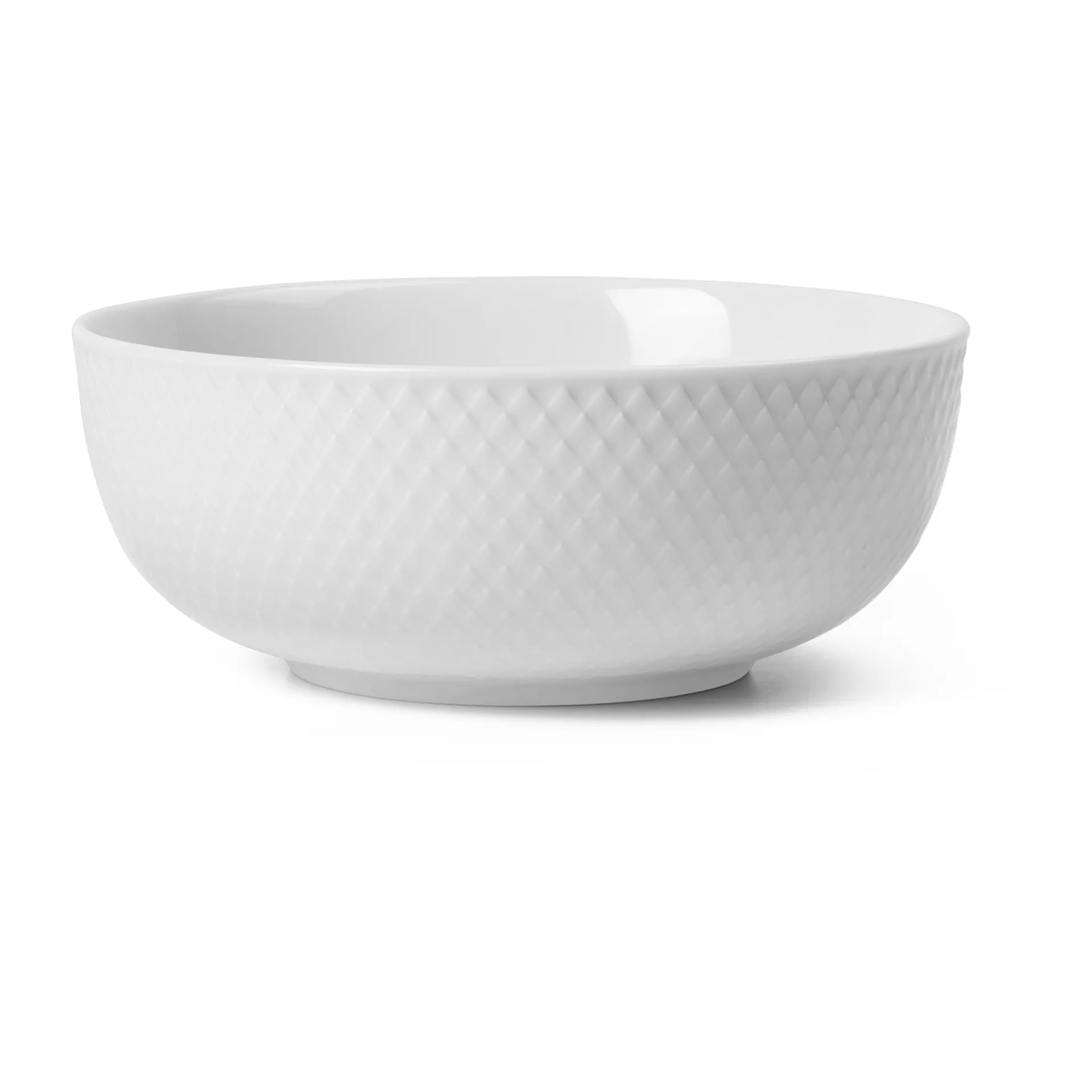 Bol Rhombe Ø15,5 cm, Blanc Lyngby Porcelæn