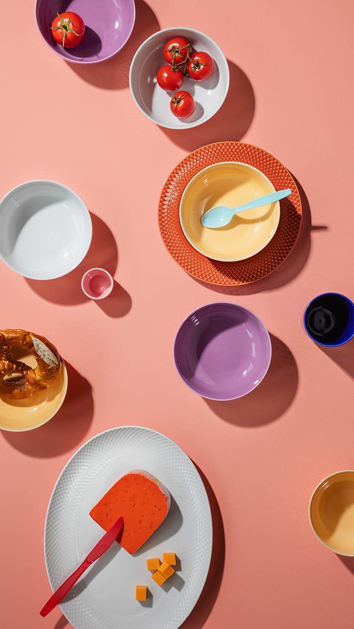 Bol Rhombe Ø15,5 cm, Blanc Lyngby Porcelæn