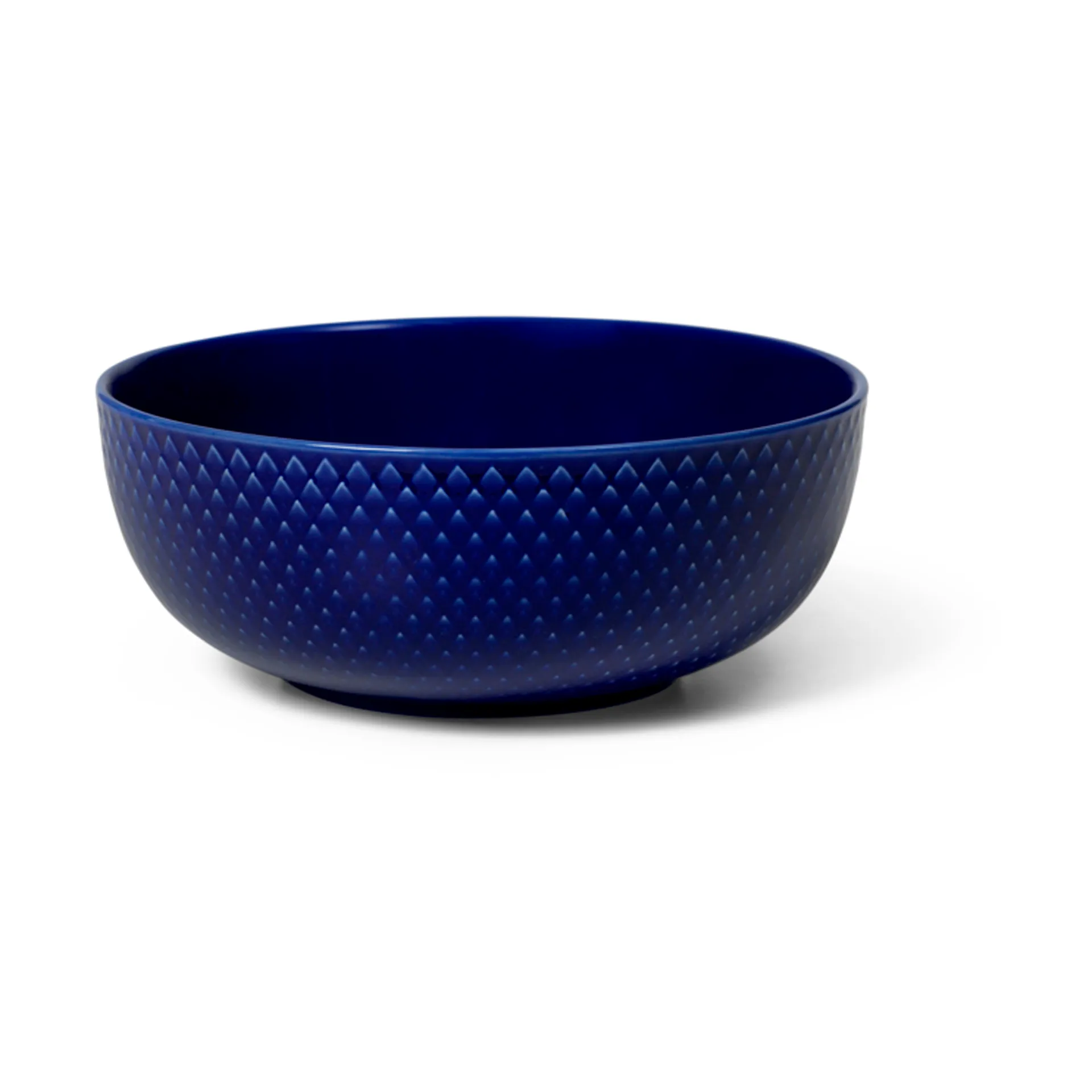 Bol Rhombe Ø15,5 cm, Bleu foncé Lyngby Porcelæn