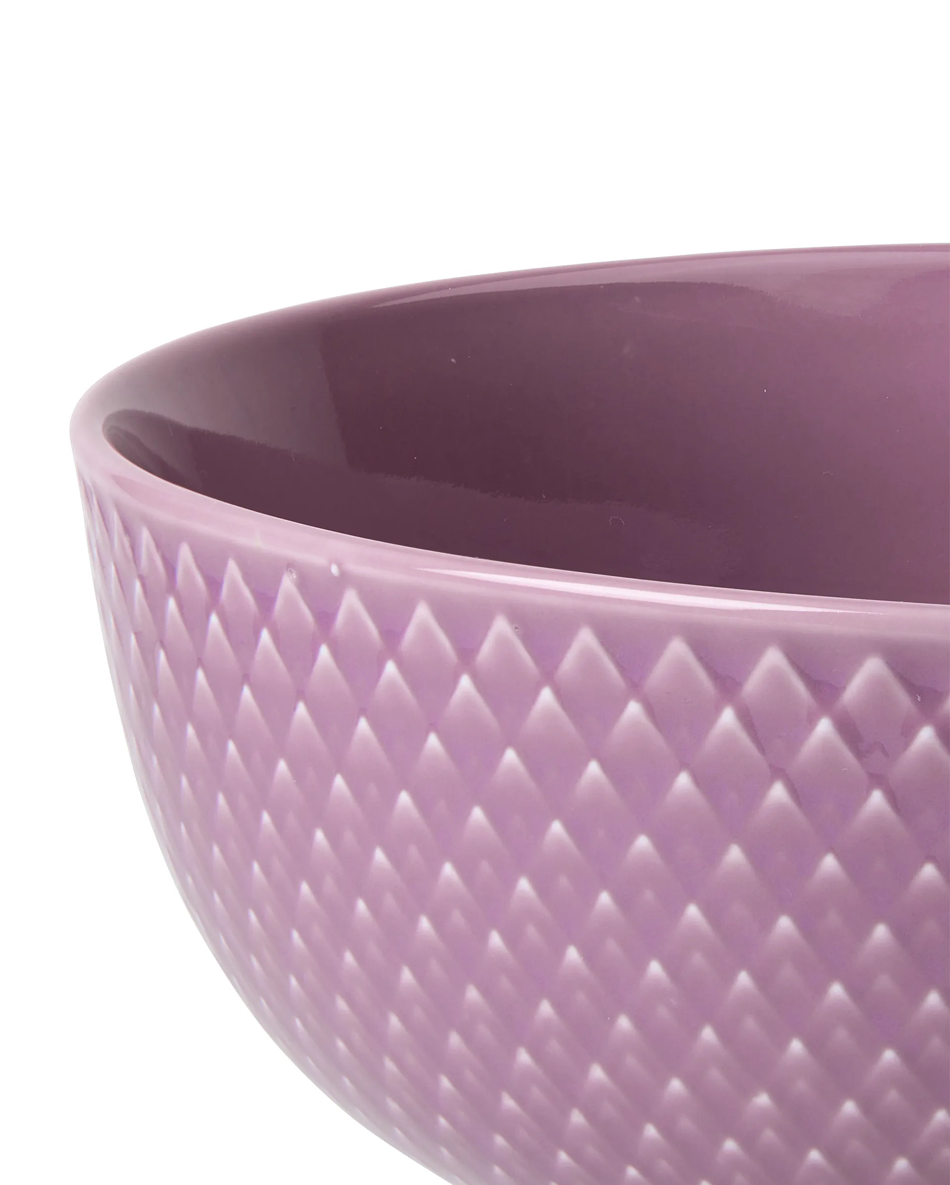 Bol Rhombe Ø15,5 cm, Violet Lyngby Porcelæn
