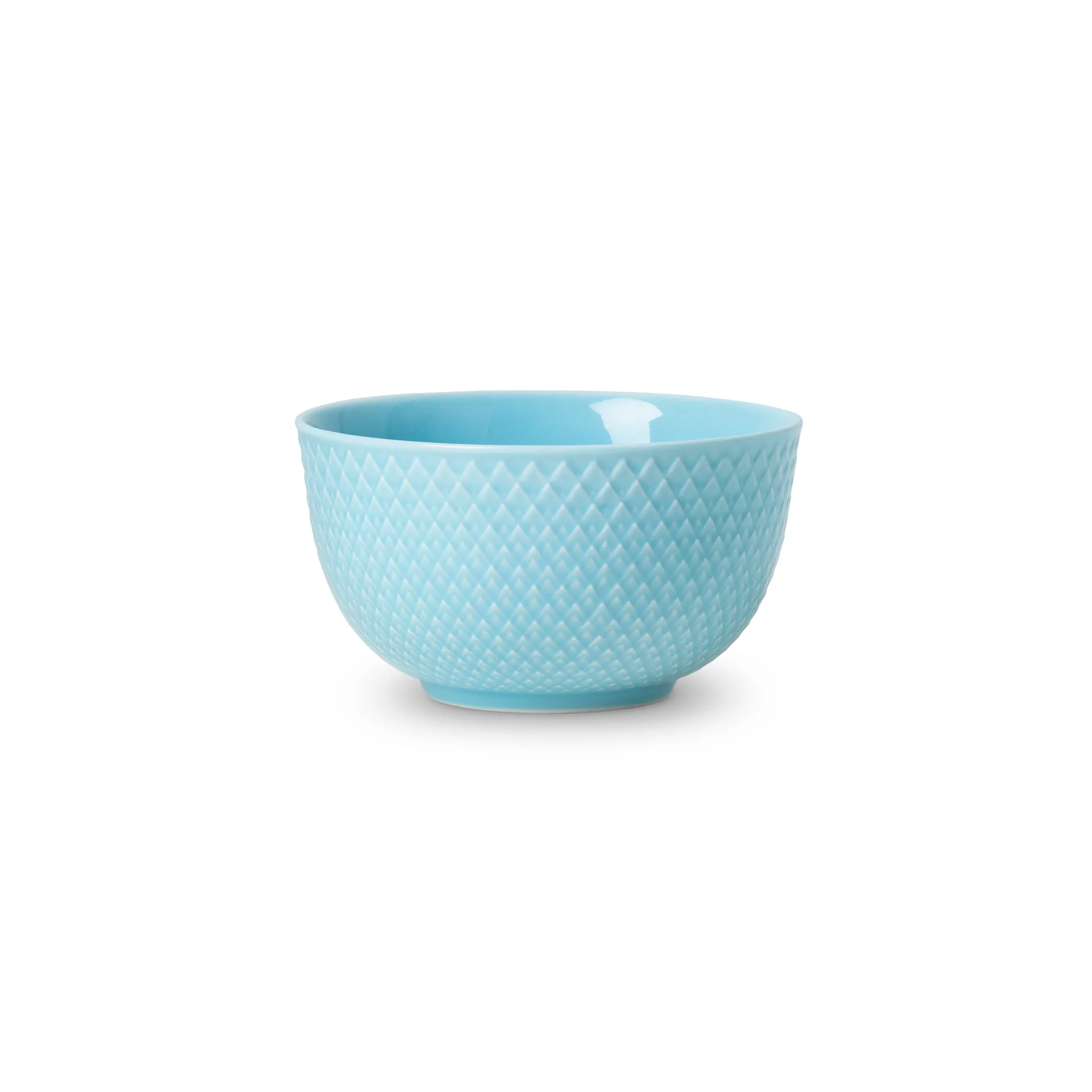 Bol Rhombe 32 cl, Turquoise Lyngby Porcelæn