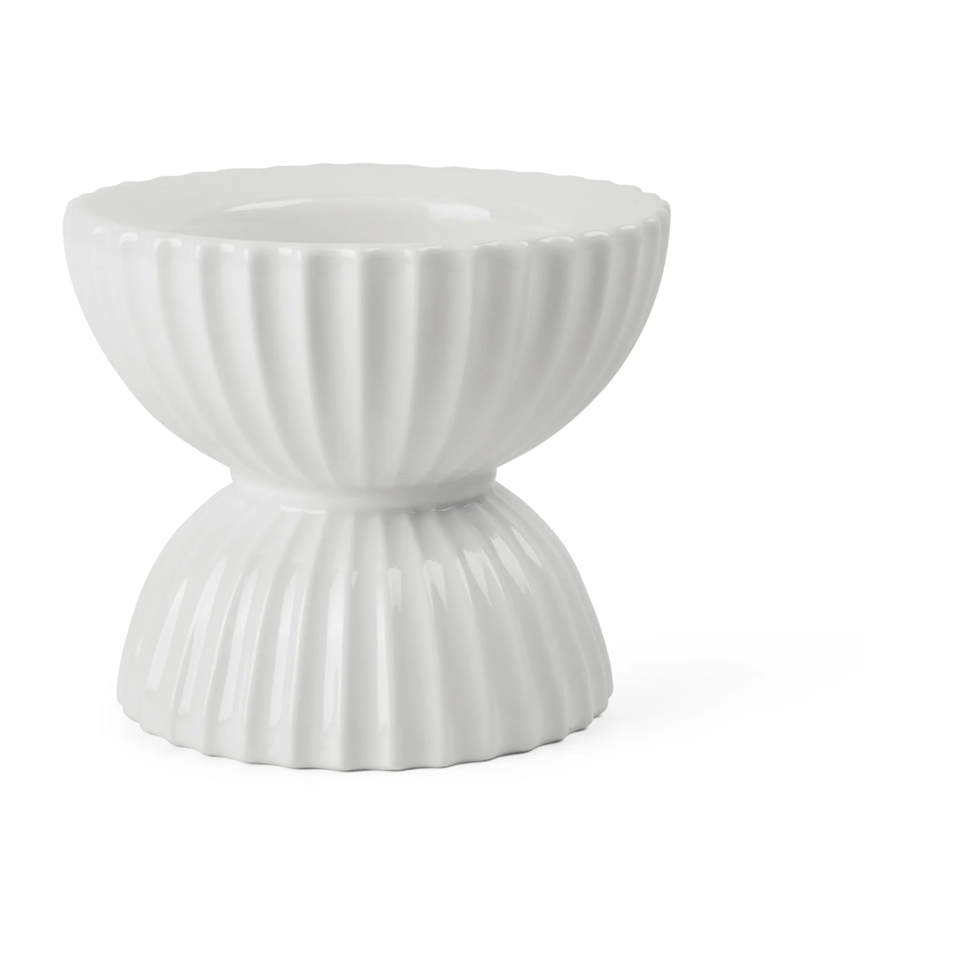 Bougeoir Ø11,5 cm Lyngby Tura, Blanc Lyngby Porcelæn