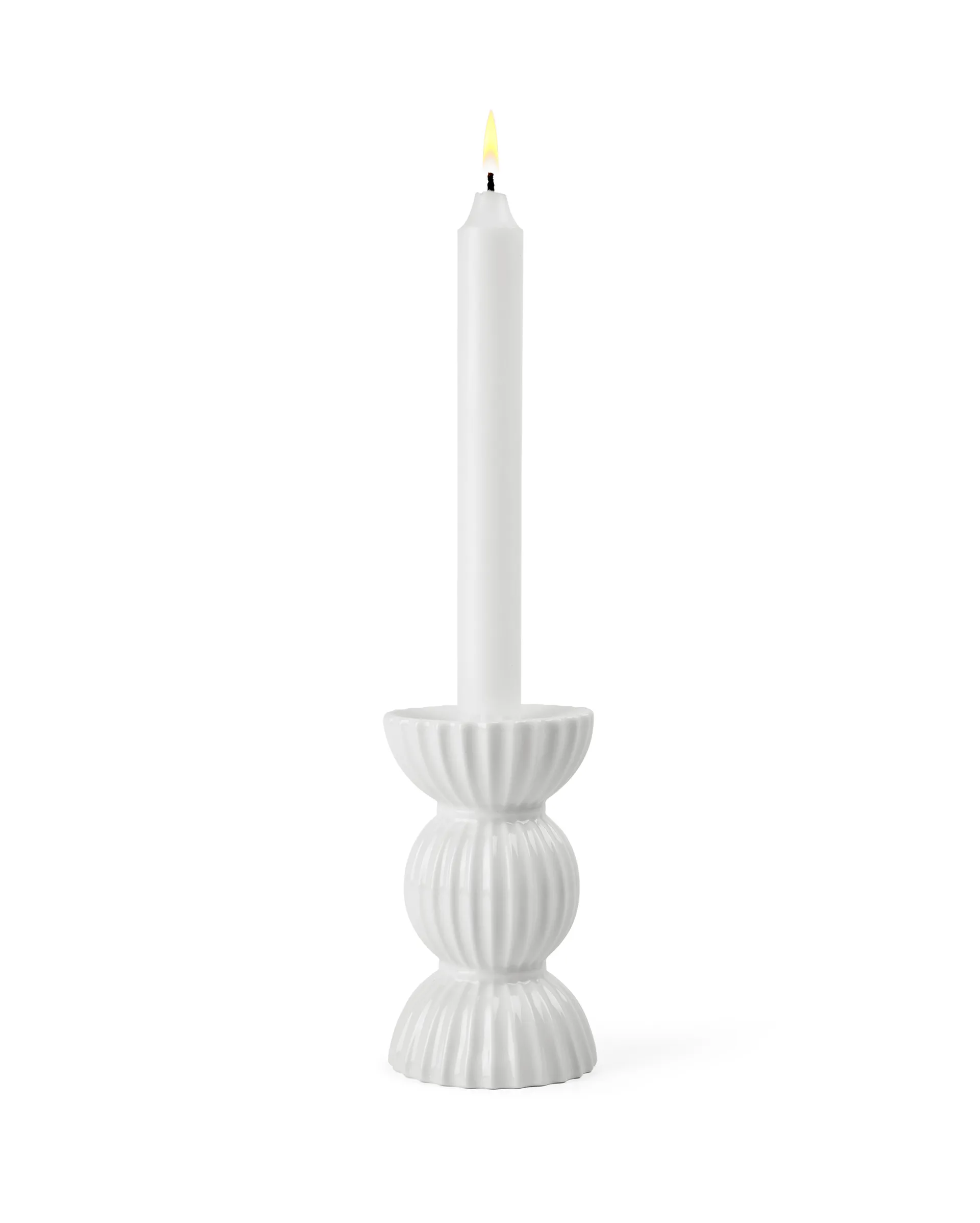 Bougeoir 14 cm Lyngby Tura, Blanc Lyngby Porcelæn