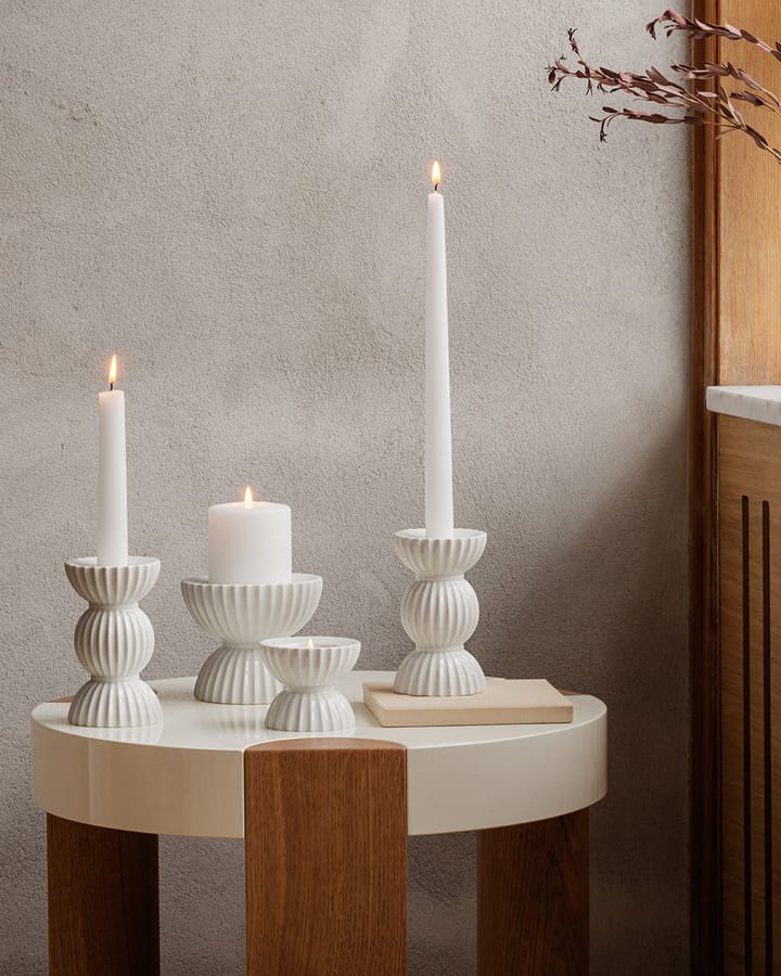 Bougeoir 14 cm Lyngby Tura, Blanc Lyngby Porcelæn