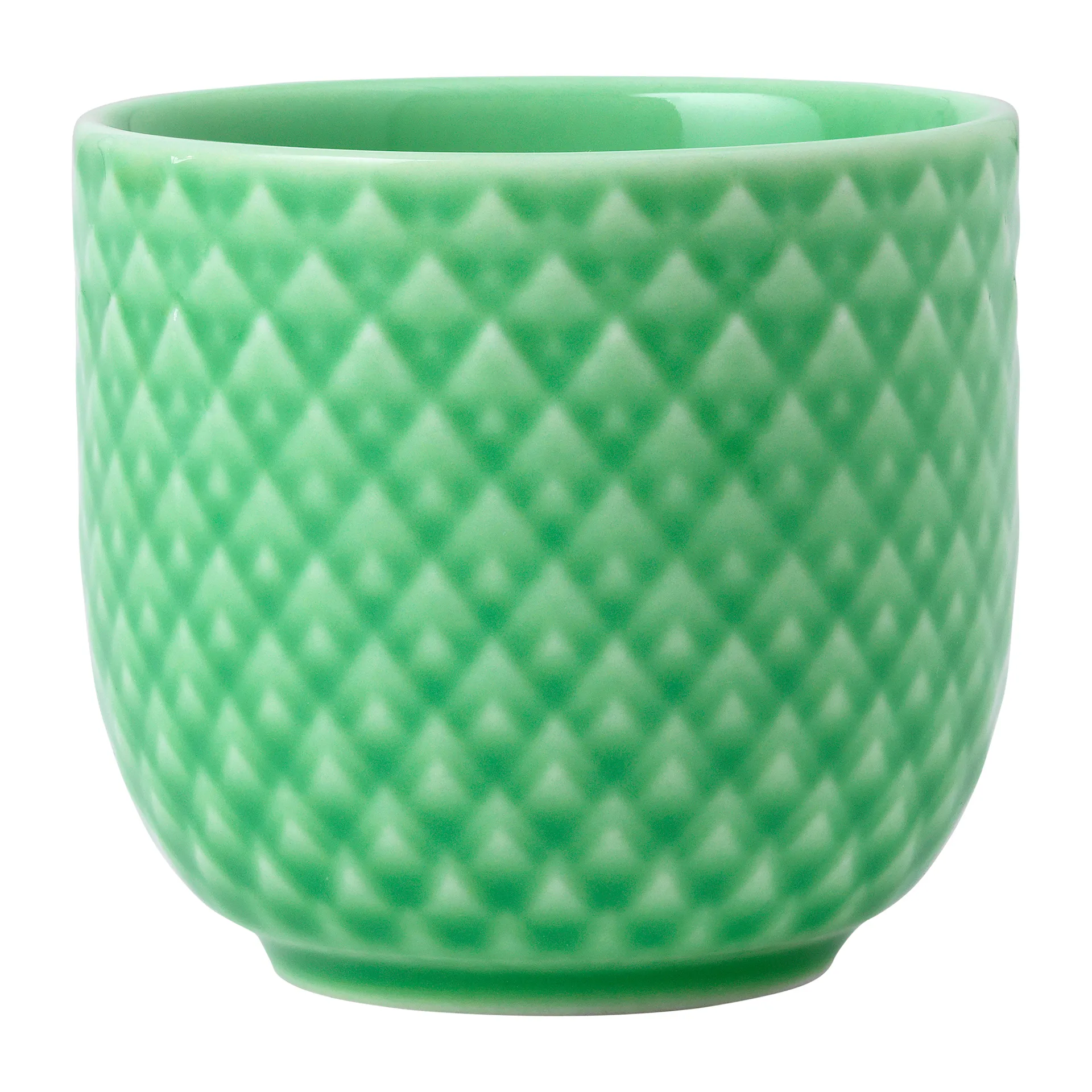 Coquetier Rhombe Ø5 cm, Vert Lyngby Porcelæn