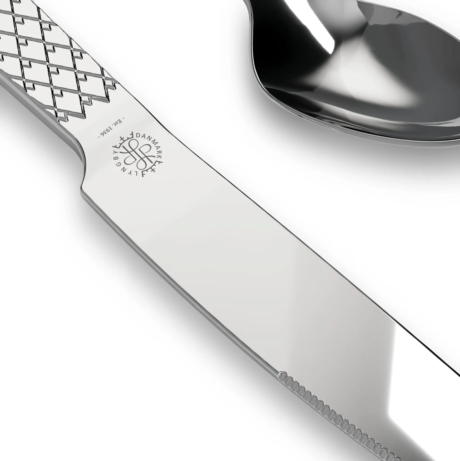 Couverts Rhombe, 16 pièces Lyngby Porcelæn