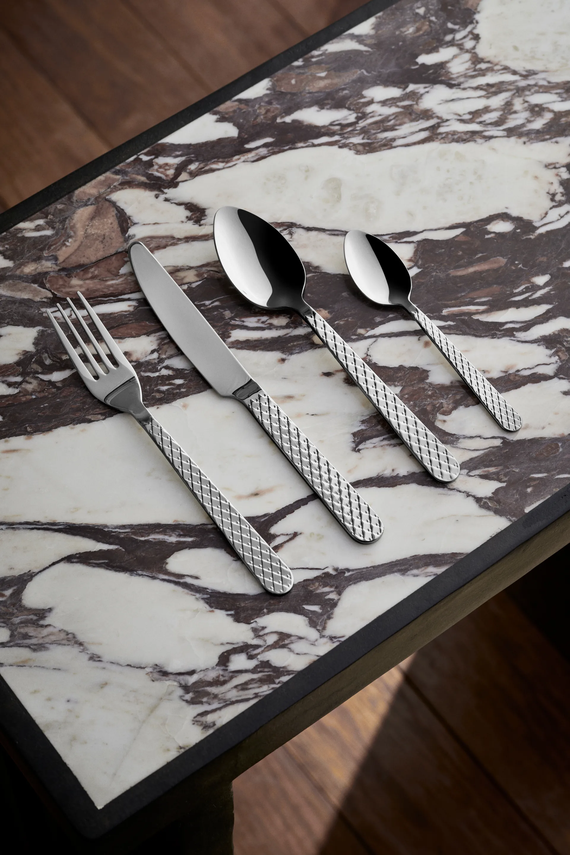 Couverts Rhombe, 16 pièces Lyngby Porcelæn