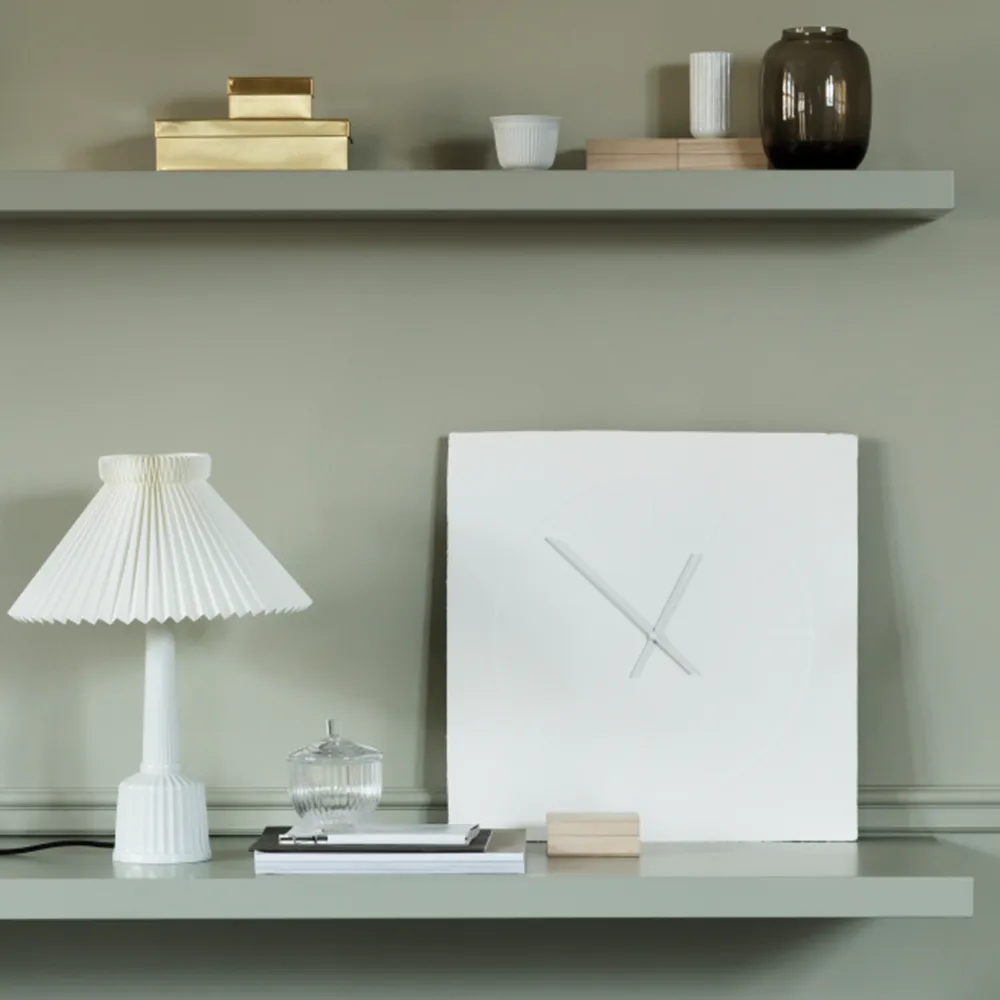 Lampe de table Esben klint, blanc, h.44 cm Lyngby Porcelæn
