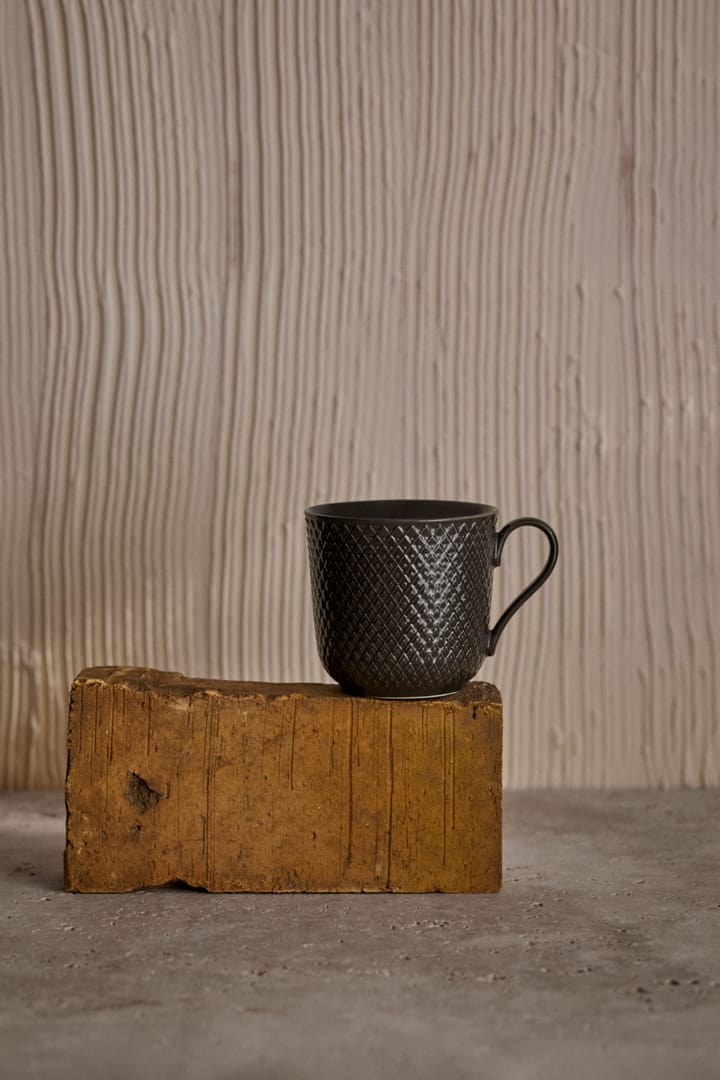 Mug Rhombe Earth 39 cl, Slate Lyngby Porcelæn