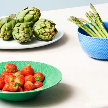 Plat à service Rhombe 32x42 cm - Blanc - Lyngby Porcelæn