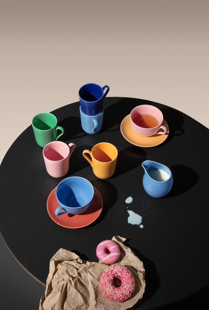 Tasse avec poignée Rhombe 33 cl - Bleu - Lyngby Porcelæn