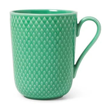 Tasse avec poignée Rhombe 33 cl - Vert - Lyngby Porcelæn