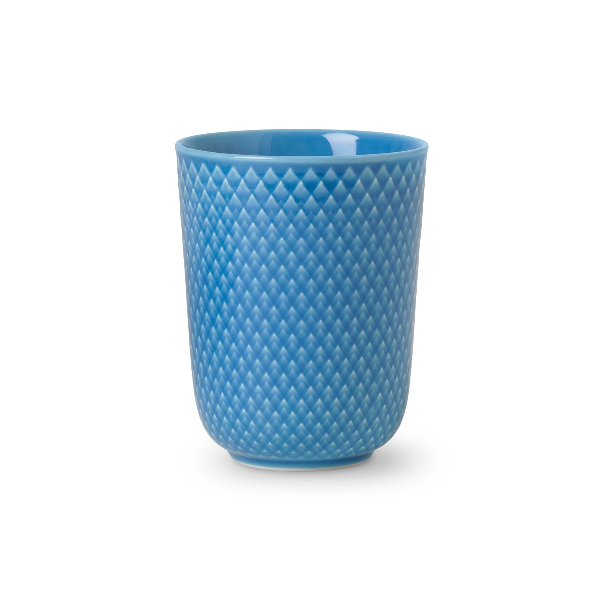 lyngby porcelæn tasse sans anse rhombe 33 cl bleu