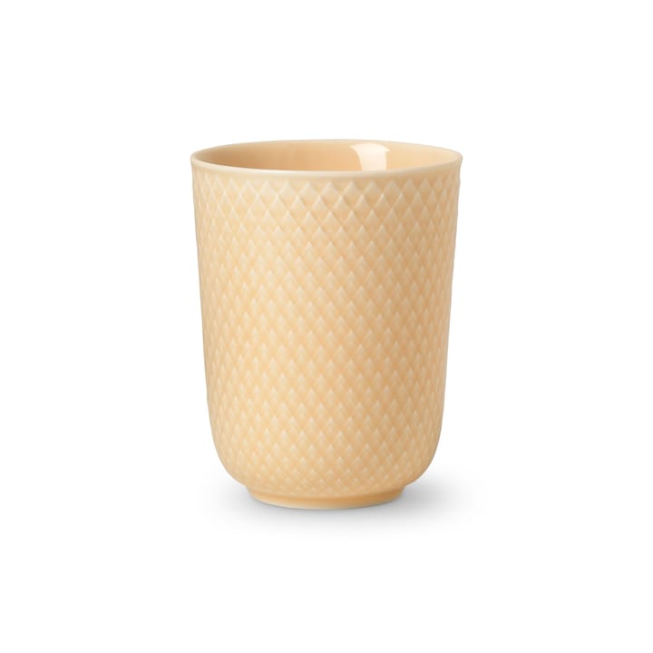 Tasse sans anse Rhombe 33 cl - Sable - Lyngby Porcelæn