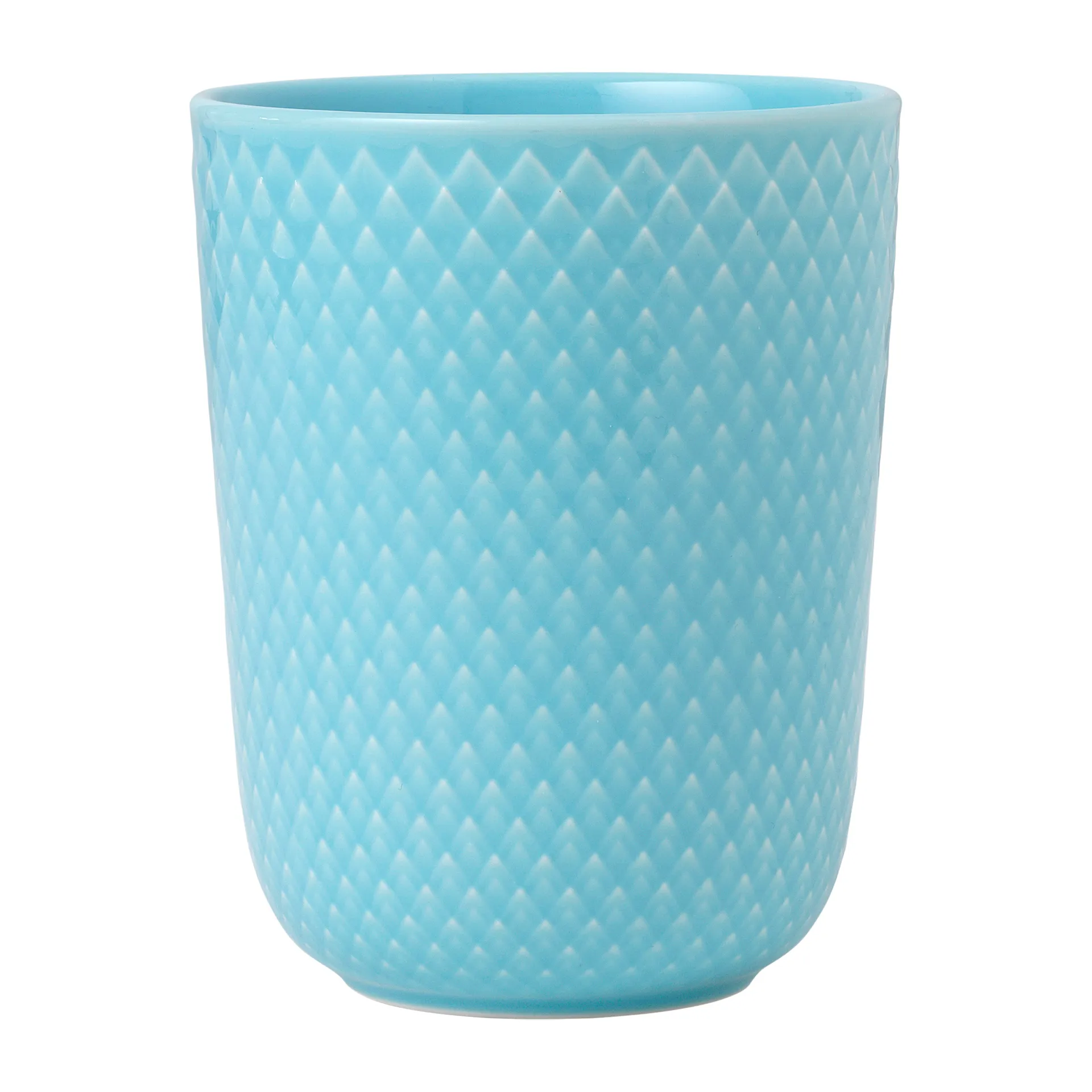 Tasse sans anse Rhombe 33 cl, Turquoise Lyngby Porcelæn