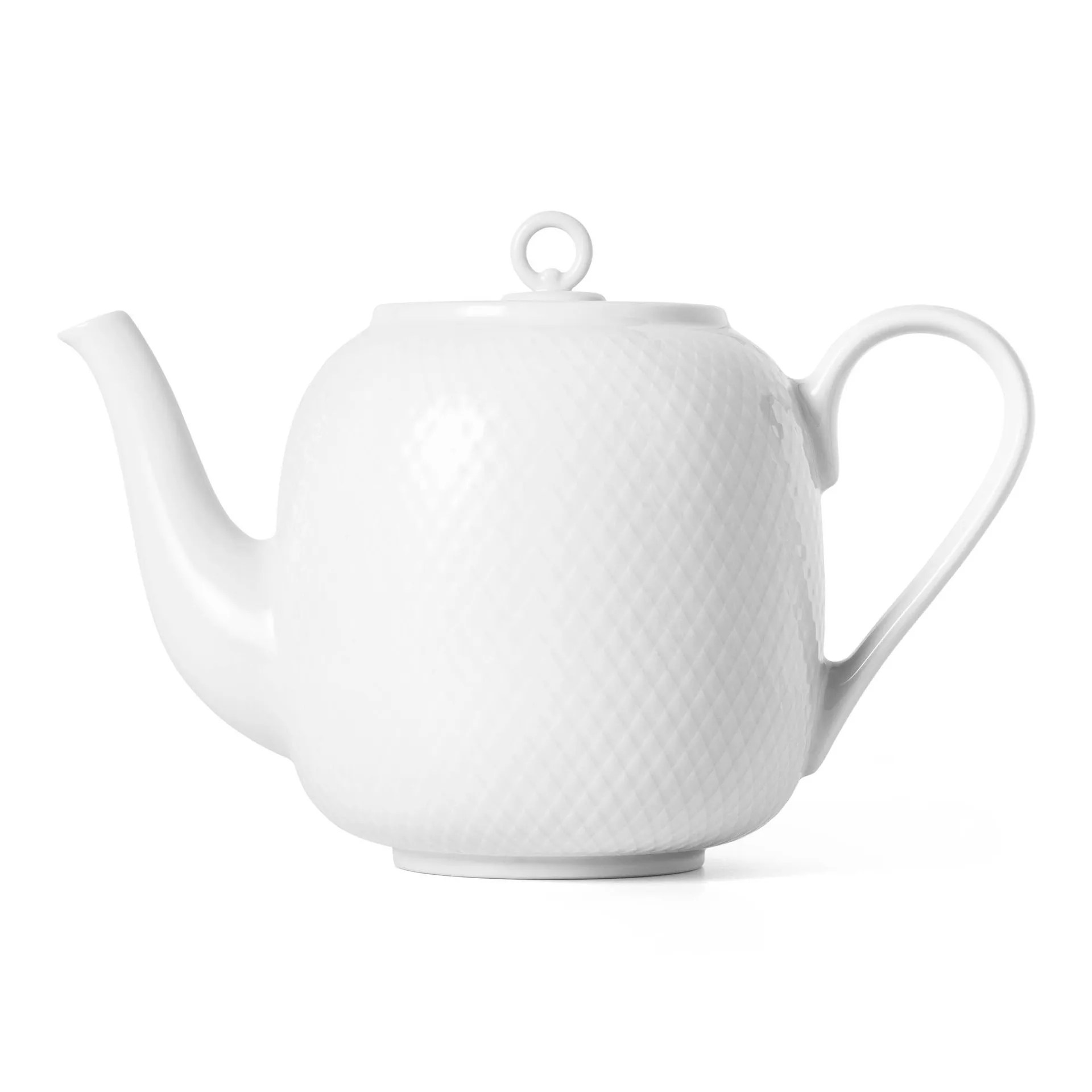 Théière Rhombe 1,9 L, Blanc Lyngby Porcelæn