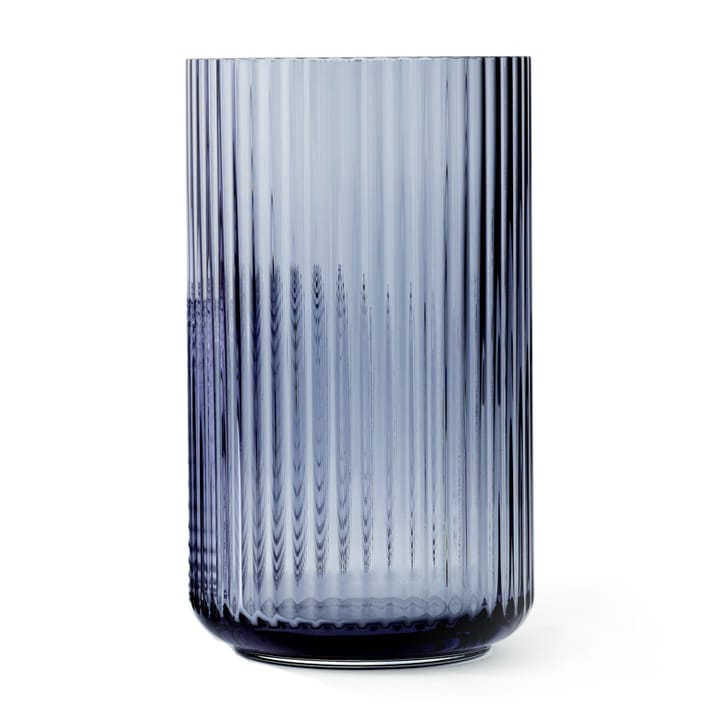 Vase en verre Lyngby bleu nuit - 31 cm - Lyngby Porcelæn