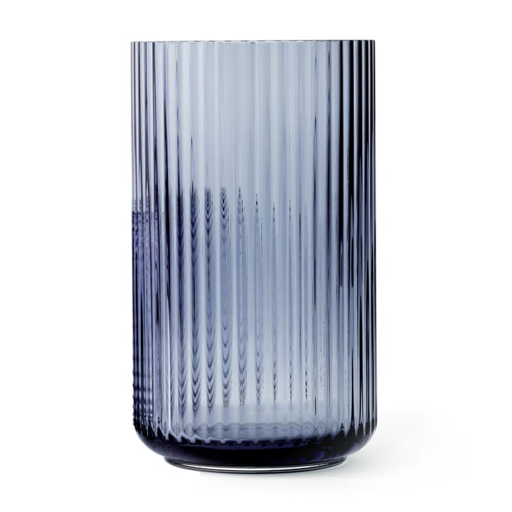 Vase en verre Lyngby bleu nuit - 38 cm - Lyngby Porcelæn
