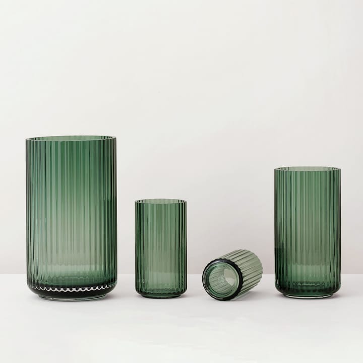 Vase en verre Lyngby Copenhagen green - 31 cm - Lyngby Porcelæn