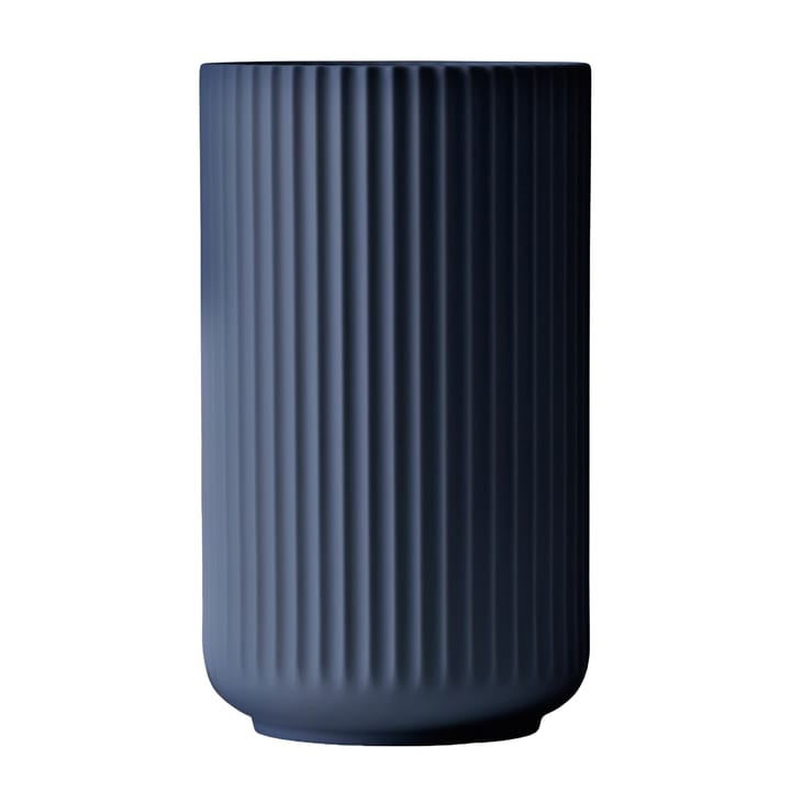 Vase Lyngby bleu foncé mate - 25 cm - Lyngby Porcelæn