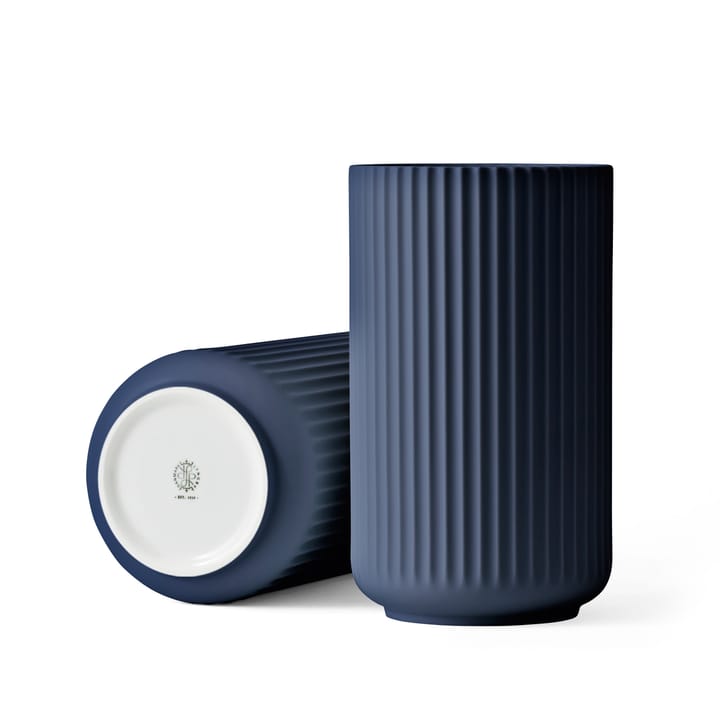 Vase Lyngby bleu foncé mate, 25 cm Lyngby Porcelæn