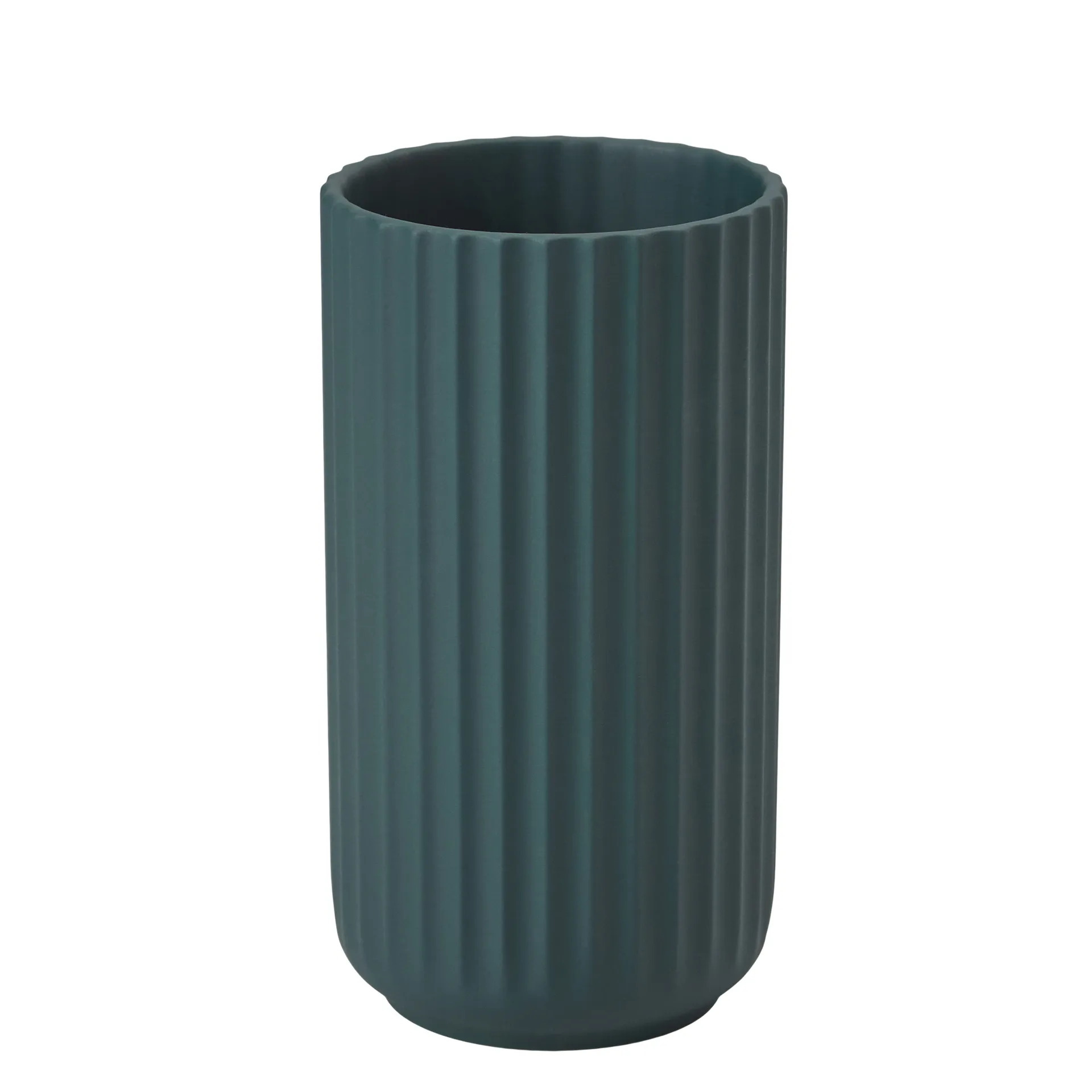 Vase Lyngby Copenhagen vert mate, 20 cm Lyngby Porcelæn