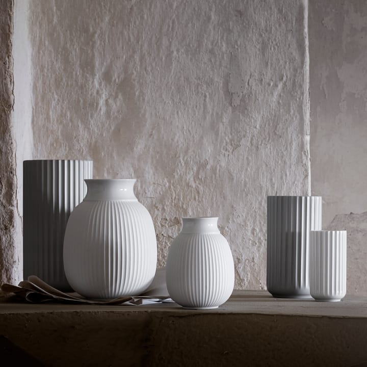 Vase Lyngby Curve 17,5 cm, Blanc Lyngby Porcelæn