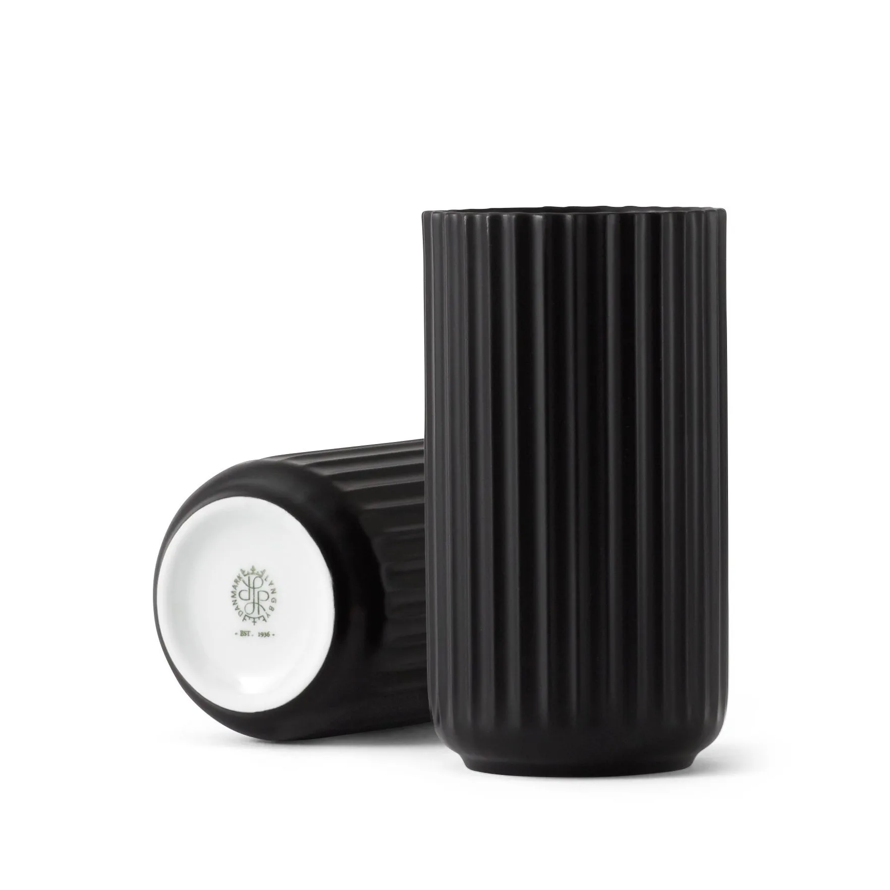 Vase Lyngby noir mate, 15 cm Lyngby Porcelæn