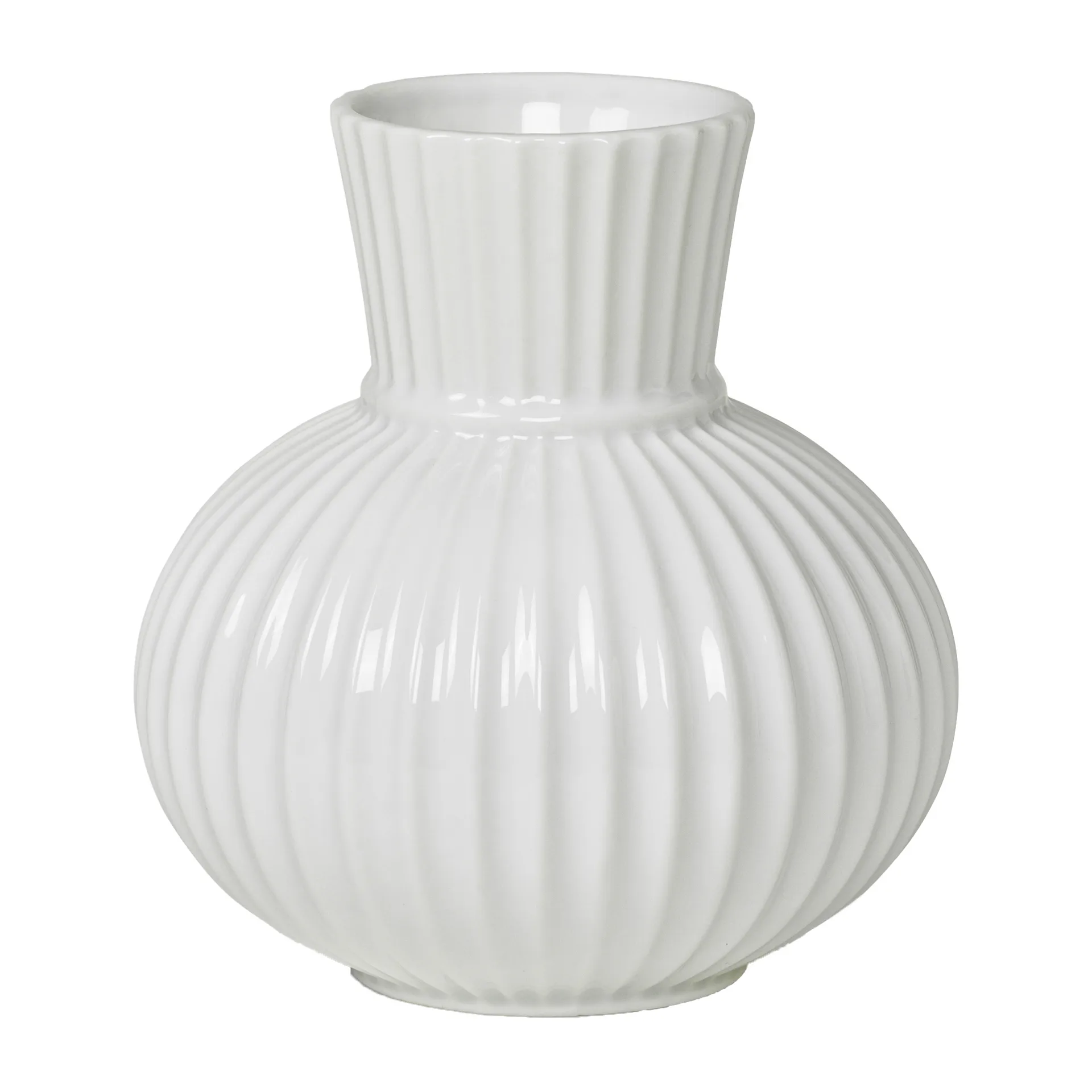 Vase Lyngby Tura blanc, 14,5 cm Lyngby Porcelæn