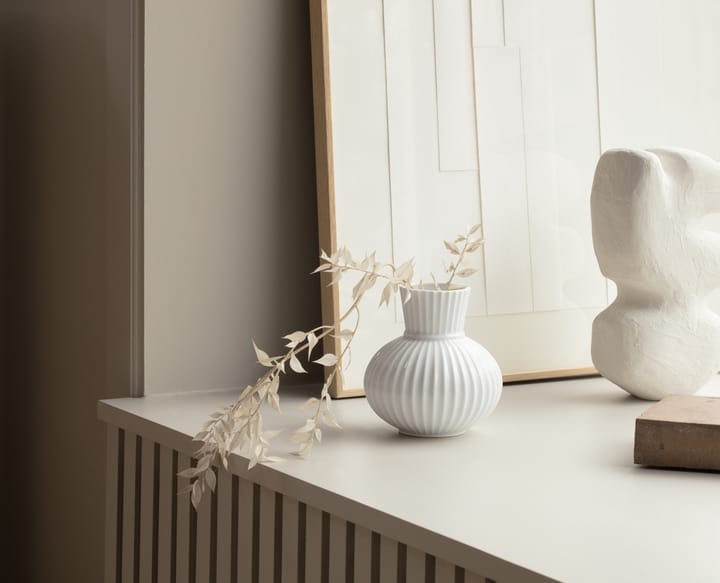 Vase Lyngby Tura blanc, 14,5 cm Lyngby Porcelæn