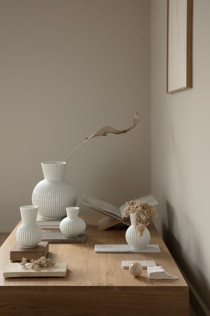 Vase Lyngby Tura blanc, 14,5 cm Lyngby Porcelæn