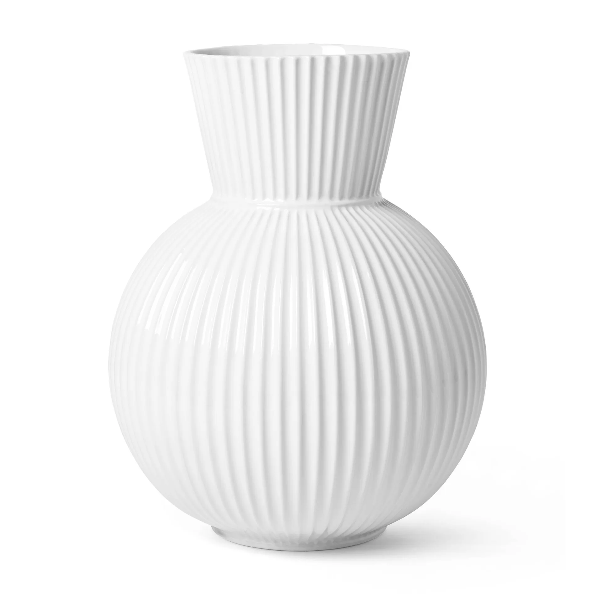 Vase Lyngby Tura blanc, 34 cm Lyngby Porcelæn