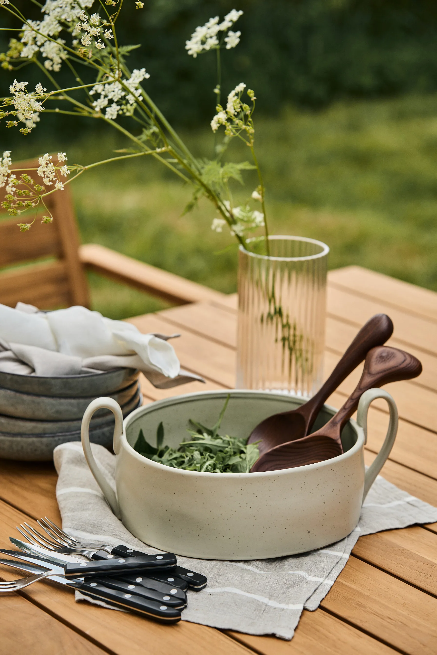 Vase Lyngby verre transparent, 20 cm Lyngby Porcelæn